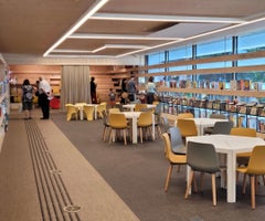 La biblioteca es una obra de la firma Suma Arquitectura.