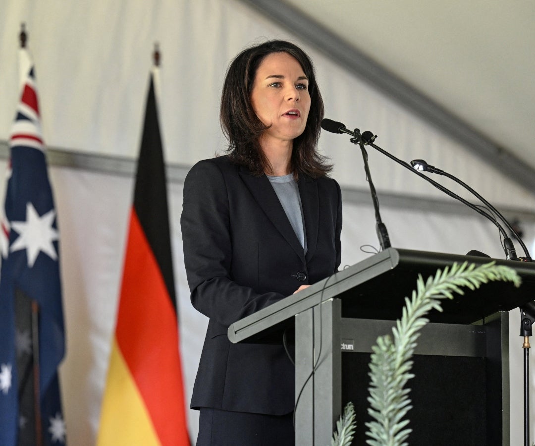 Annalena Baerbock, jefa de la diplomacia alemana.