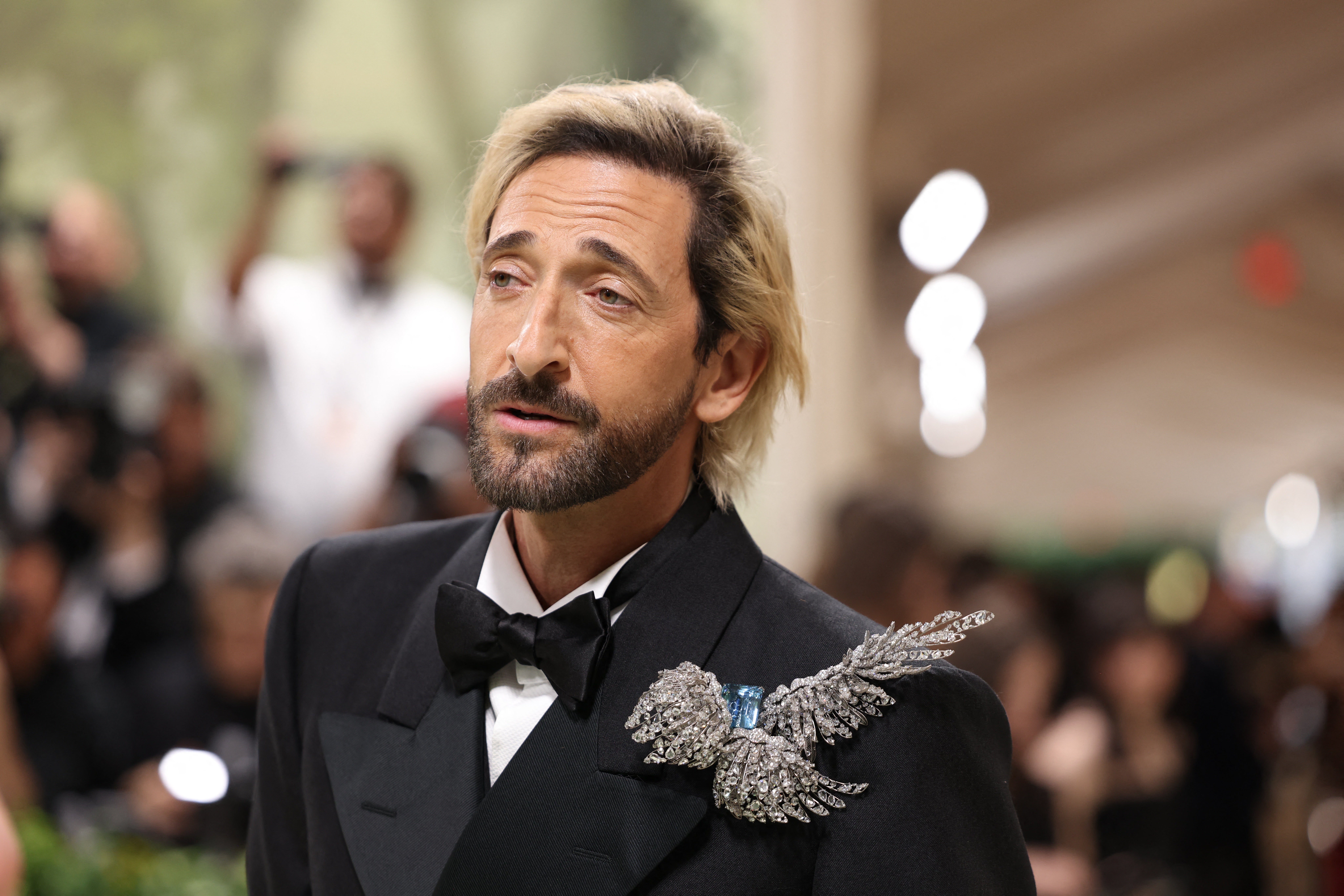 Adrien Brody en la Met Gala 2024