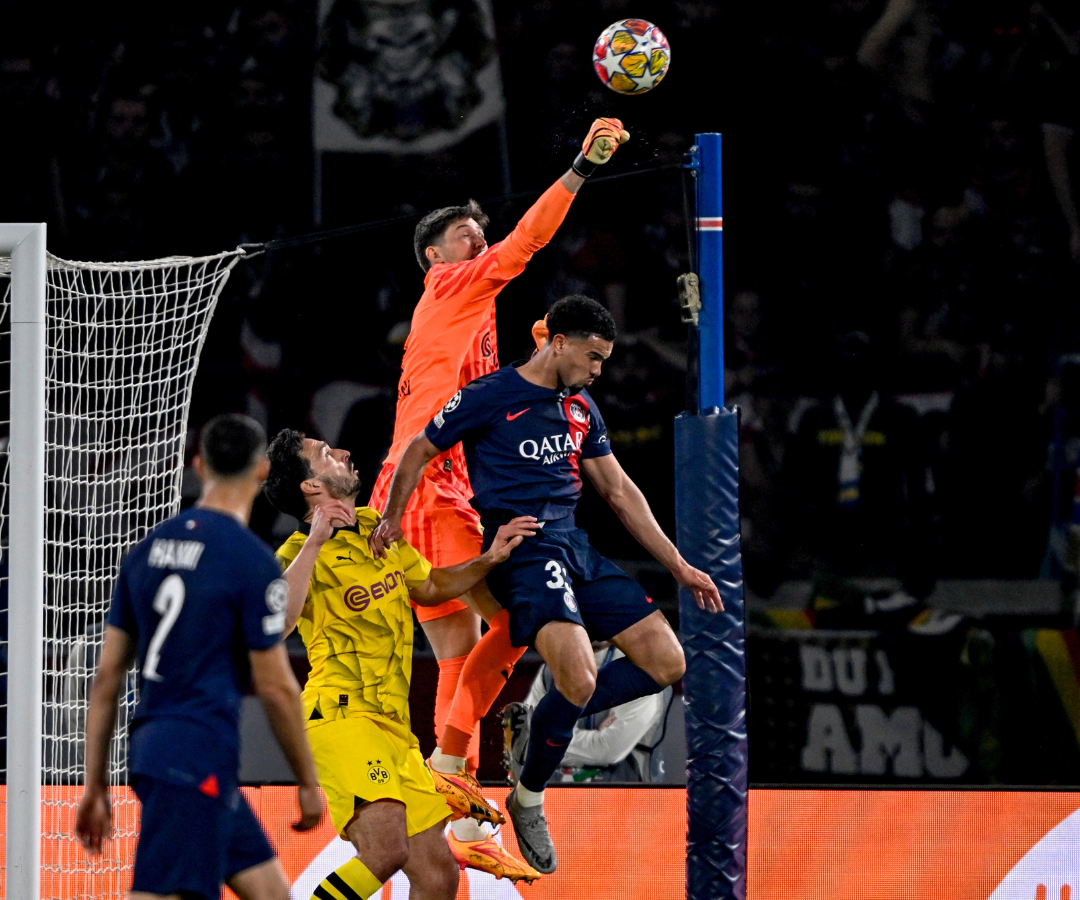 Partido entre el Borussia Dortmund y el PSG