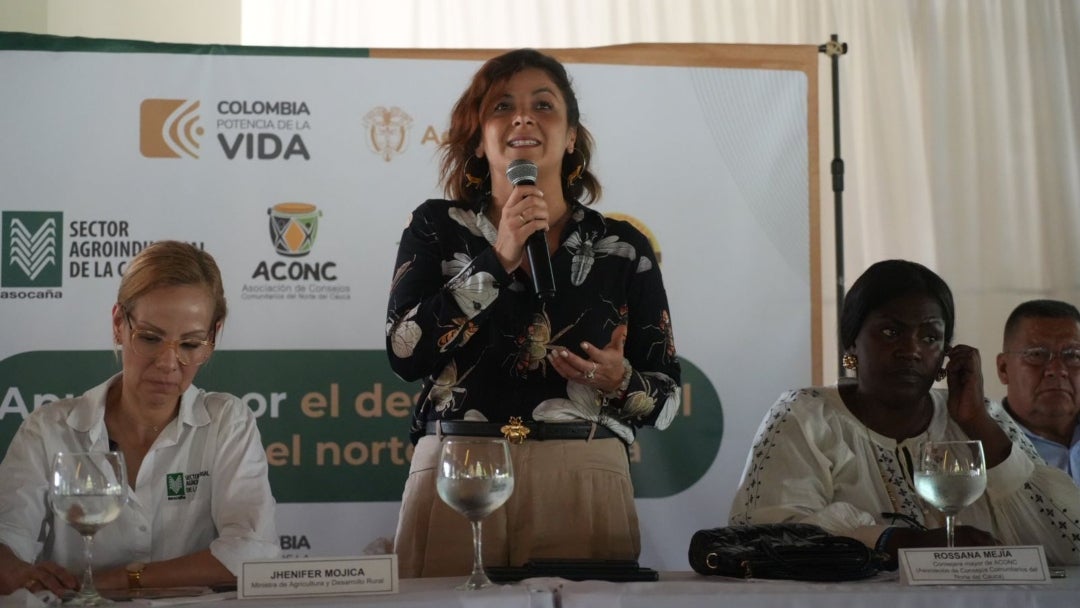 Jhenifer Mojica, ministra de Agricultura