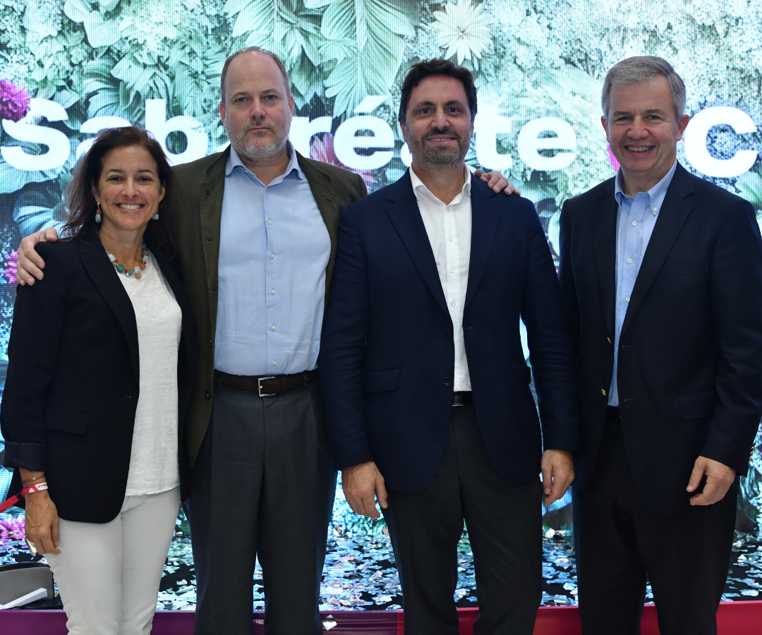 Manuela Sánchez, Tomás Müller, Alejandro Puentes y Juan Pablo Montero, directores de Mallplaza.