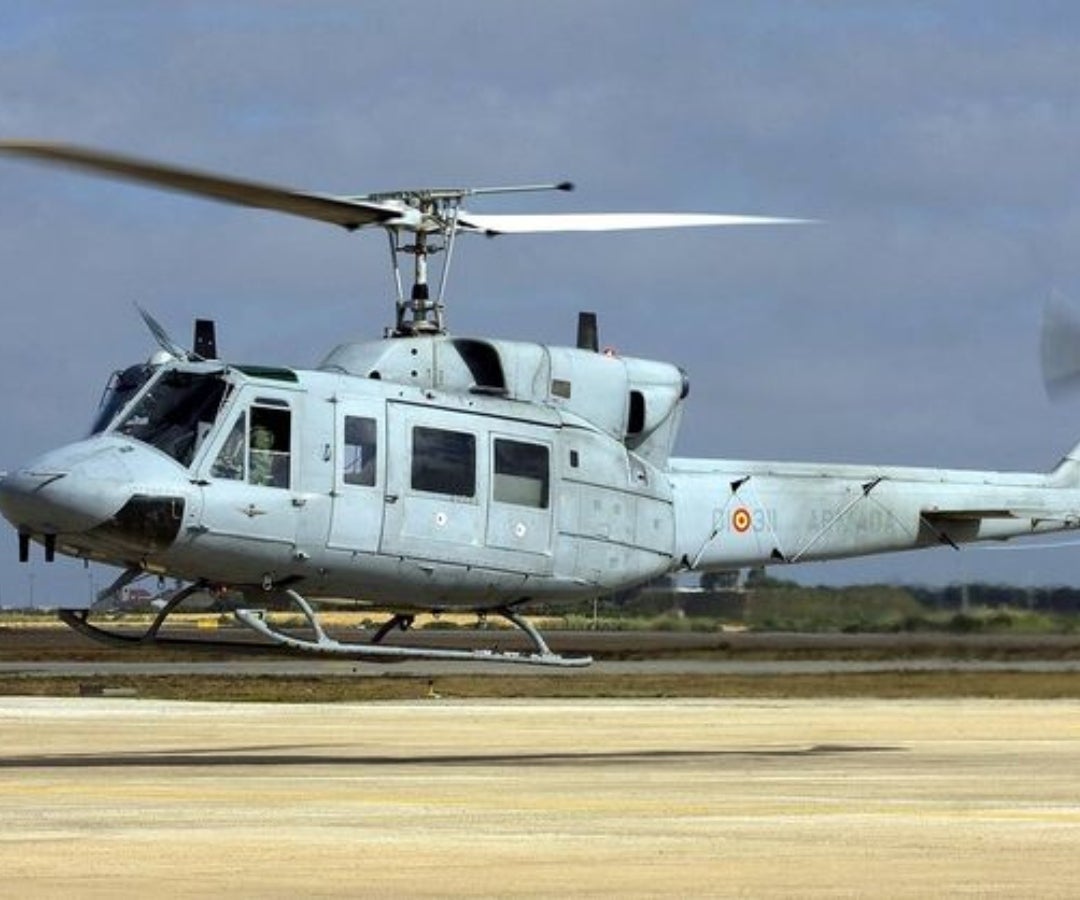 El helicoptero era un modelo Bell 212