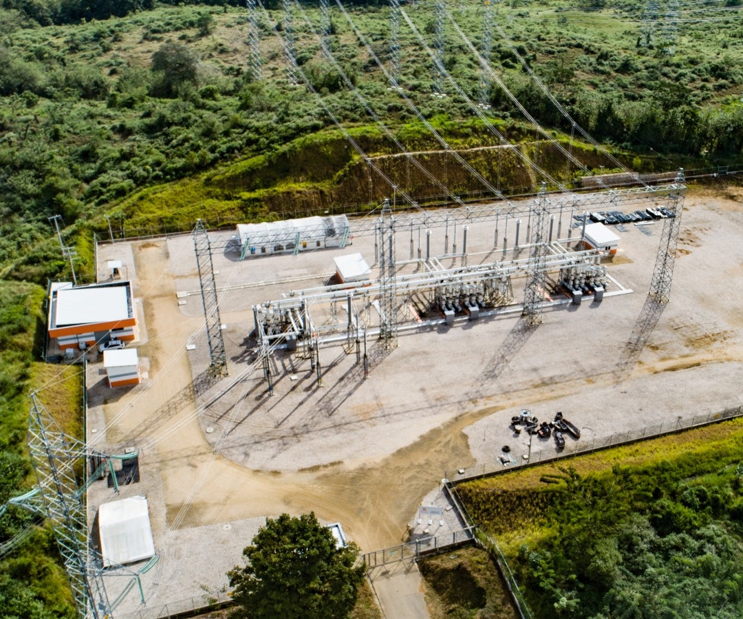 Actual subestación Sahagún de 500 kV