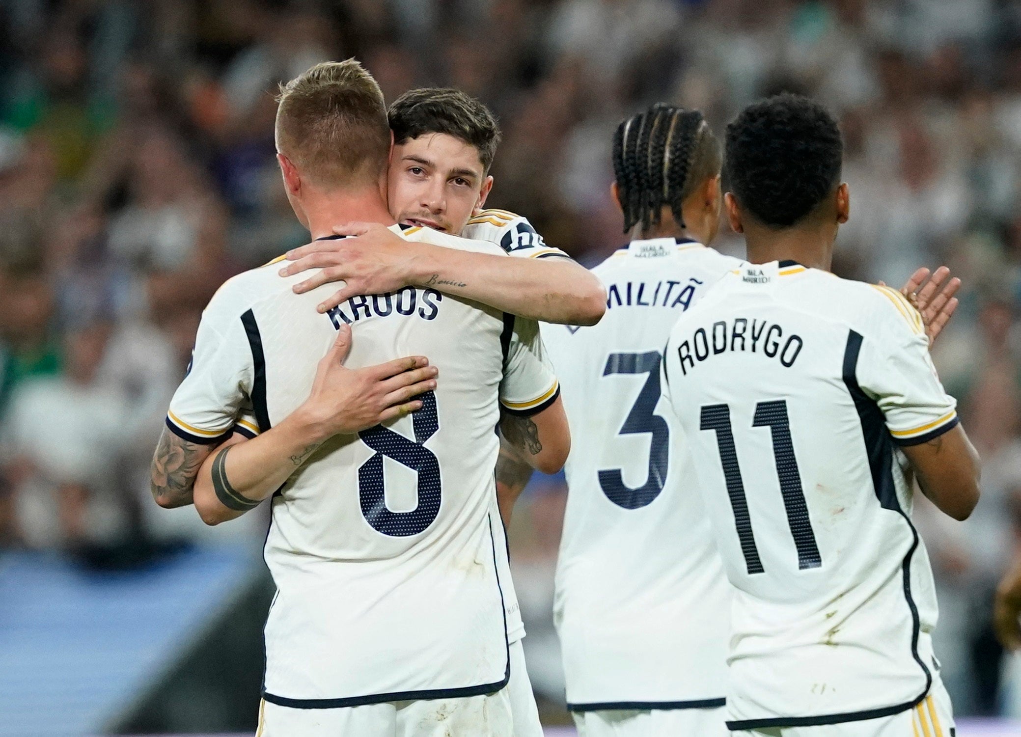 Toni Kroos se despidió de la afición del Real Madrid