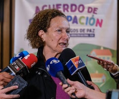 Vera Grabe, jefe de delegación del Gobierno en la negociación con el ELN