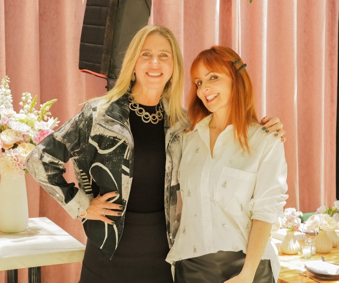 Carolina Ibargüen, CEO Kantar Ibope Media Colombia y Ecuador, y la actriz, Martha Restrepo.