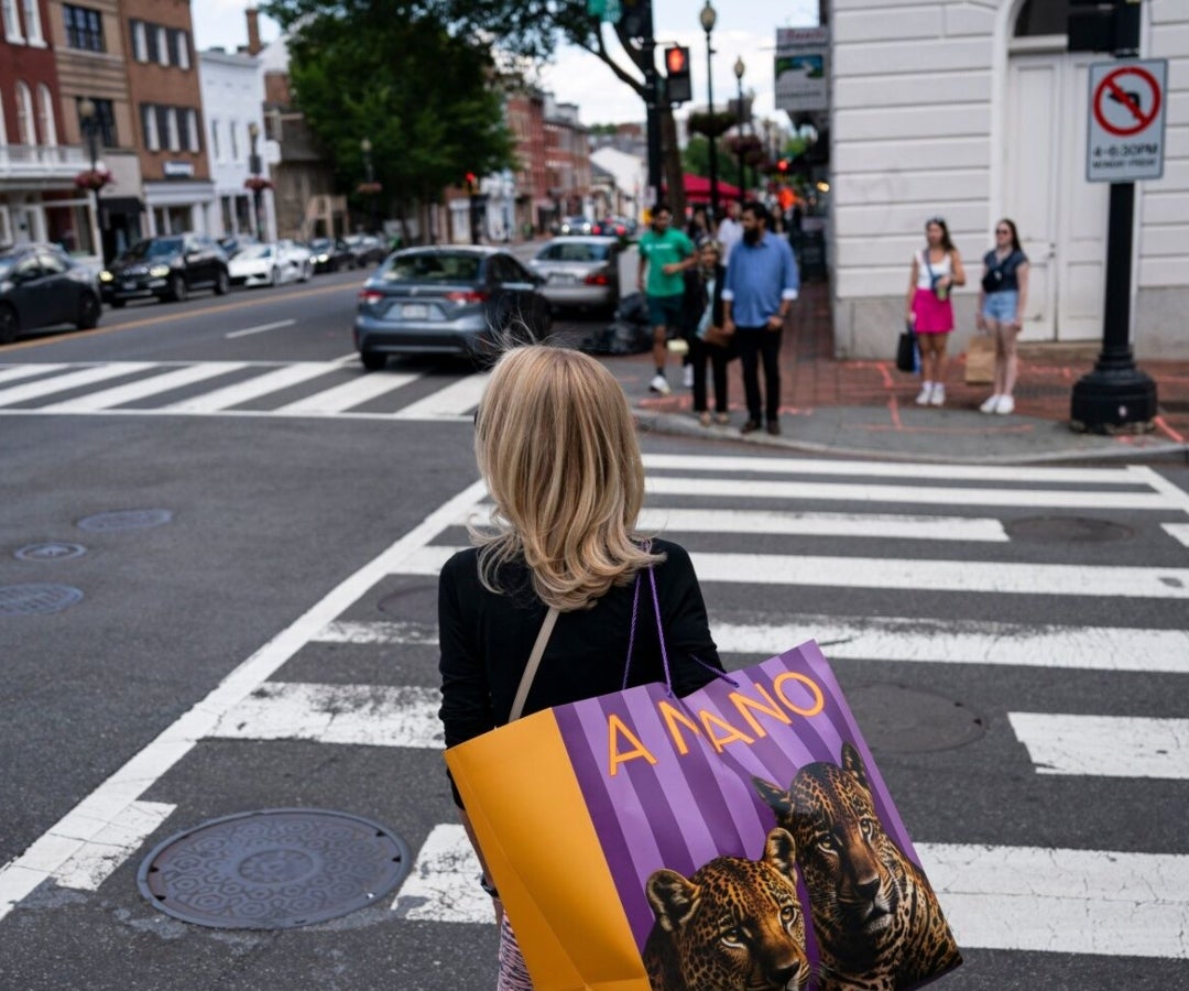 Consumidores en Washington, DC.