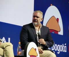 Expresidente Iván Duque durante Convención Bancaria