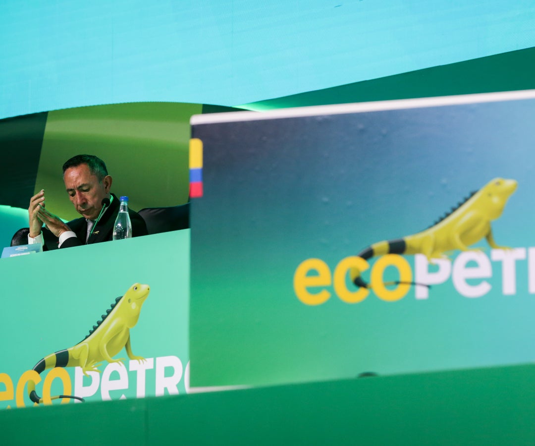 Ricardo Roa, presidente de Ecopetrol,. en la Asamblea de Accionistas
