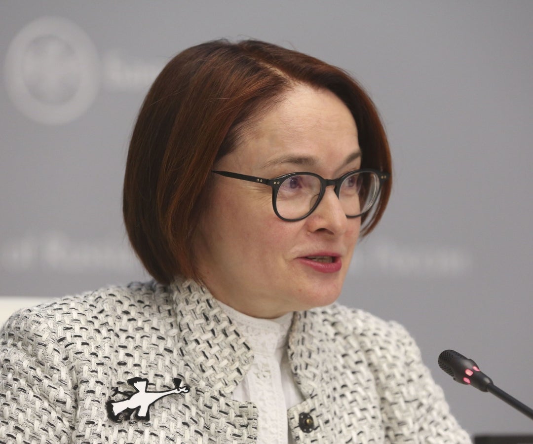 Elvira Nabiullina, gobernadora del banco central ruso