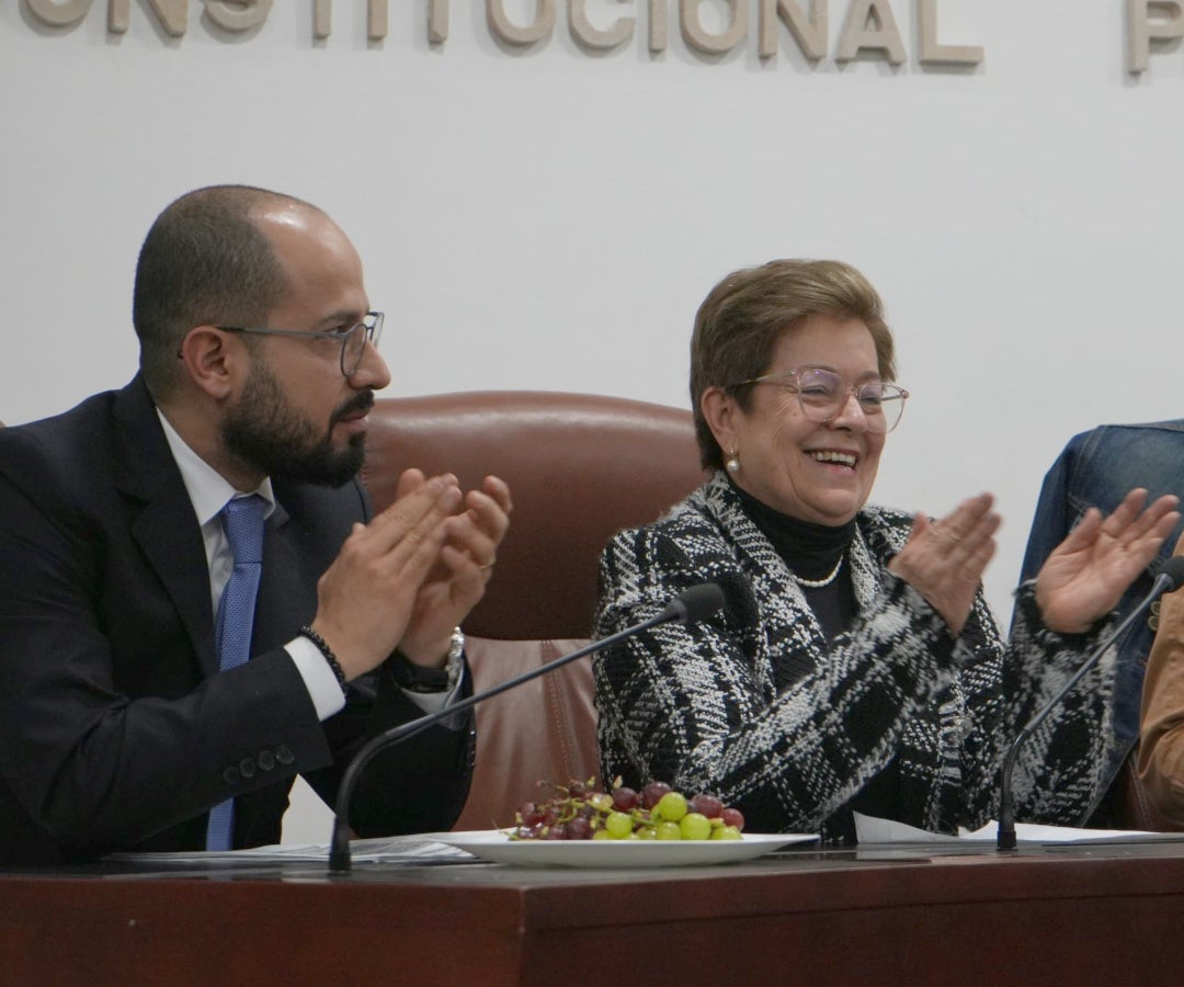 La ministra de Trabajo, Gloria Inés Ramírez, durante el debate de la reforma laboral
