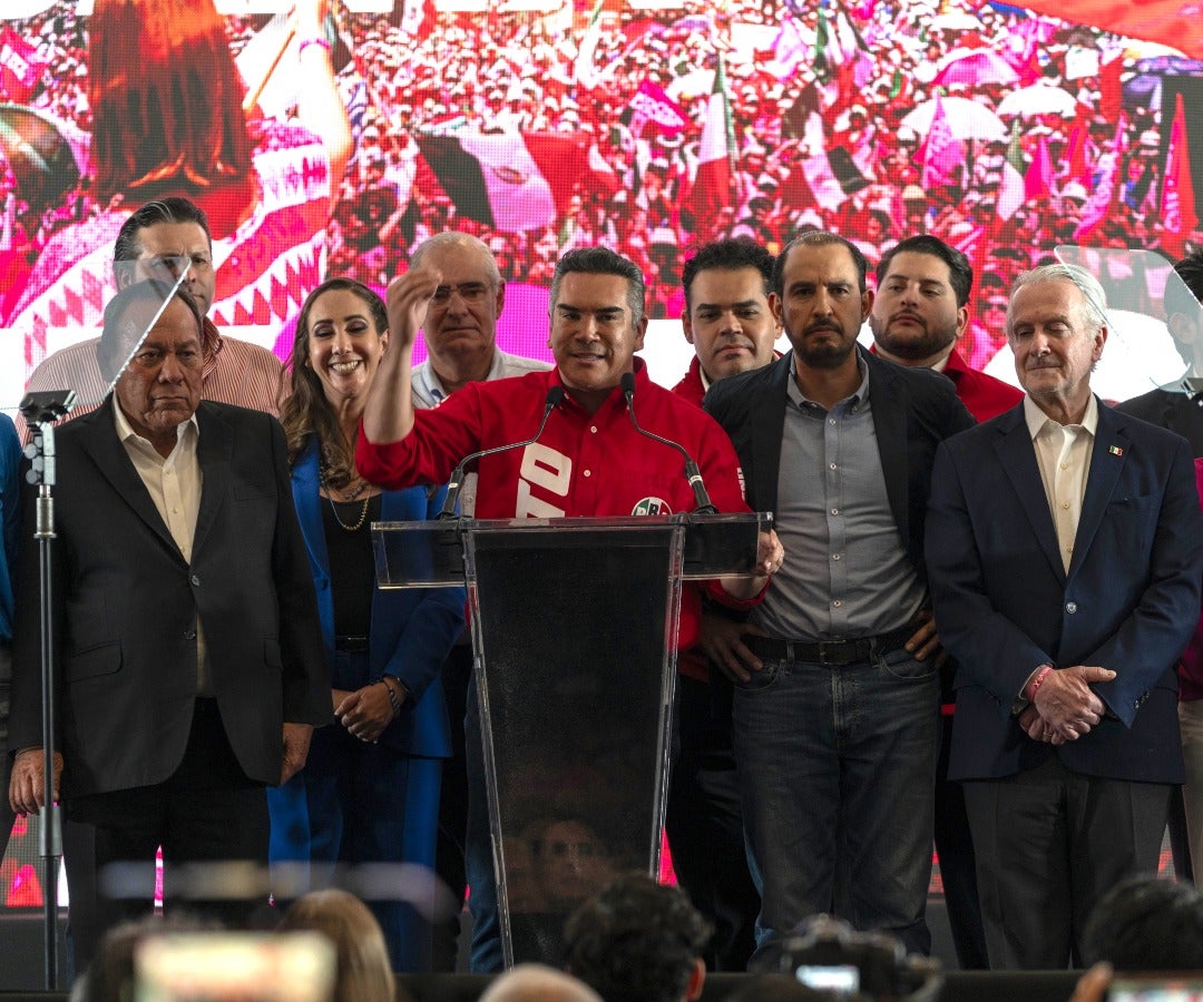 Alejandro Moreno, dirigente nacional del Partido Revolucionario Institucional (PRI)