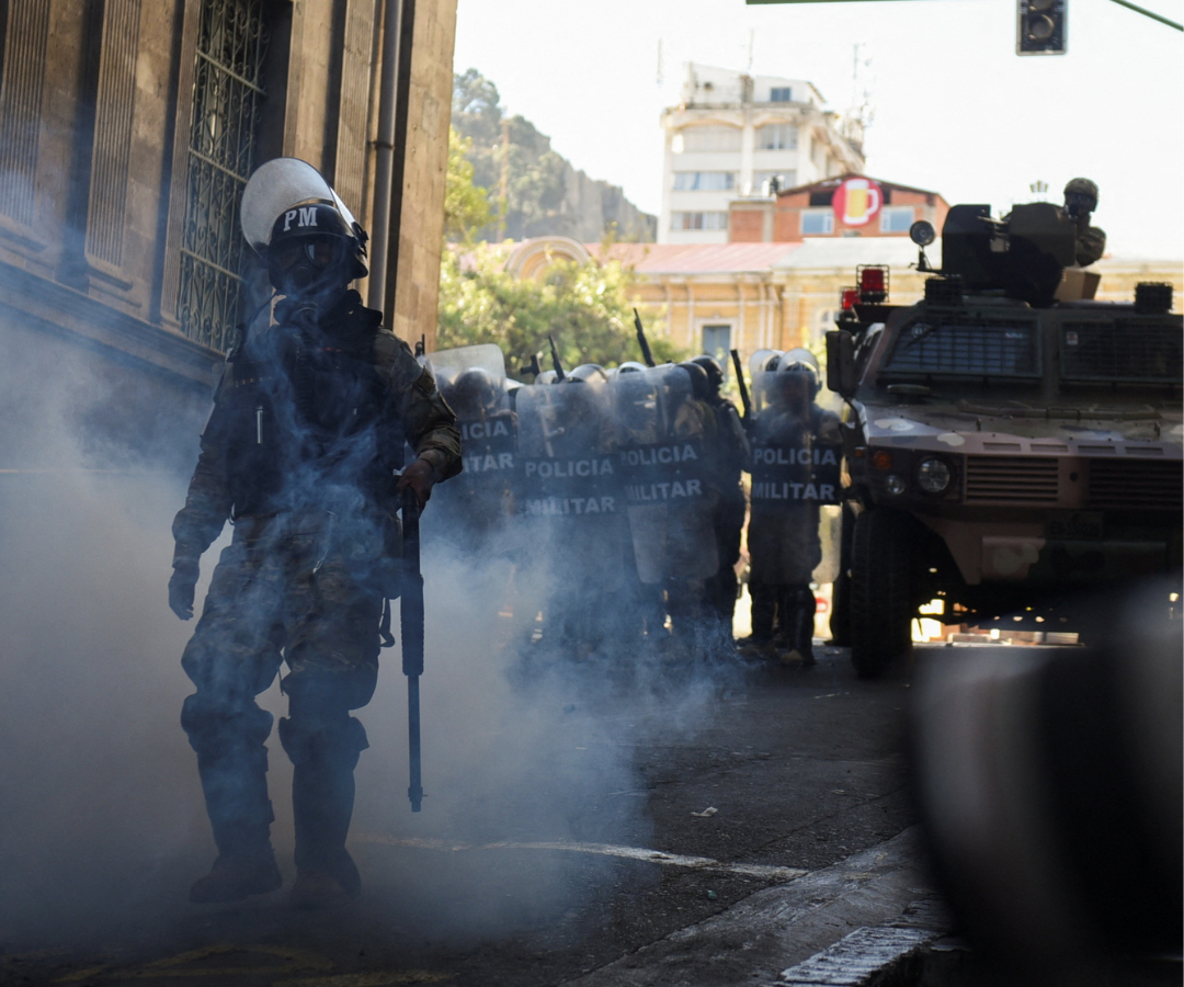 El presidente de Bolivia denuncia un golpe de Estado en su contra