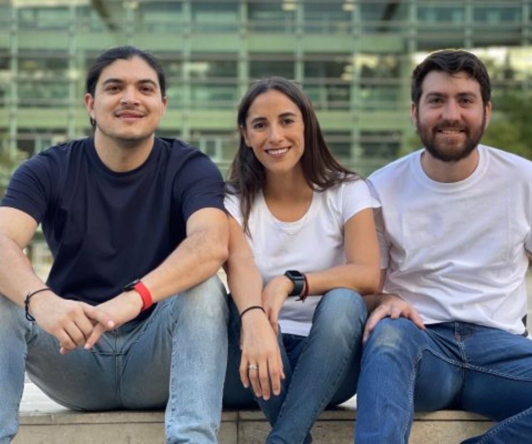 Francisco Abarca, Laura Del Castillo y Alfonso Brown, fundadores de Kunzapp