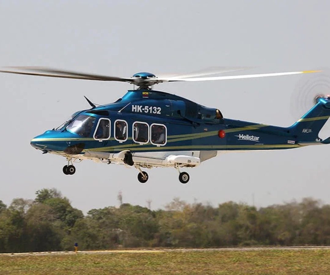 Helicóptero de Helistar.