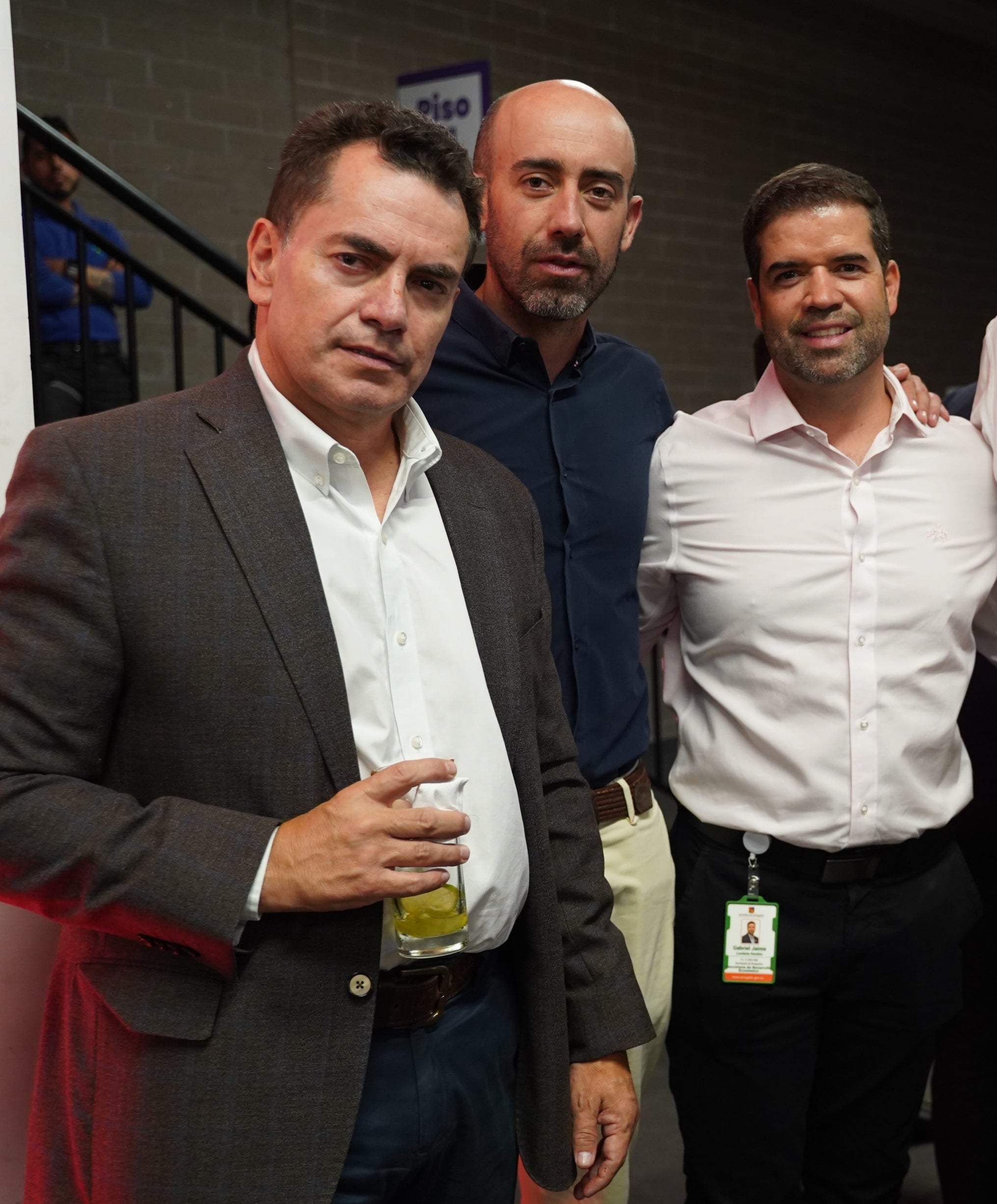 Federico Estrada, de Lonja, gremio inmobiliario de Medellín y Antioquia; Daniel Garcés, El Libertador; Gabriel Jaime Londoño, secretario de desarrollo económico Envigado.