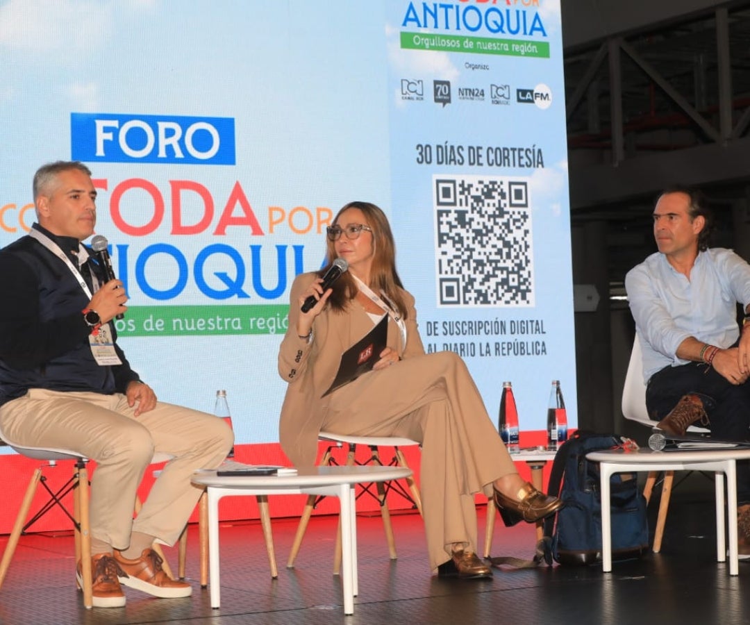 Andrés Julián Rendón, Darcy Quinn y Federico Gutiérrez