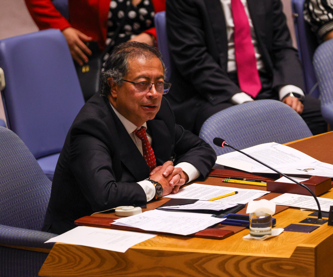 Gustavo Petro en el Consejo de Seguridad de la ONU