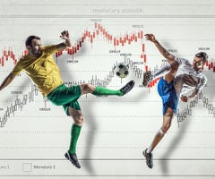 Football game statistics . Mixed media