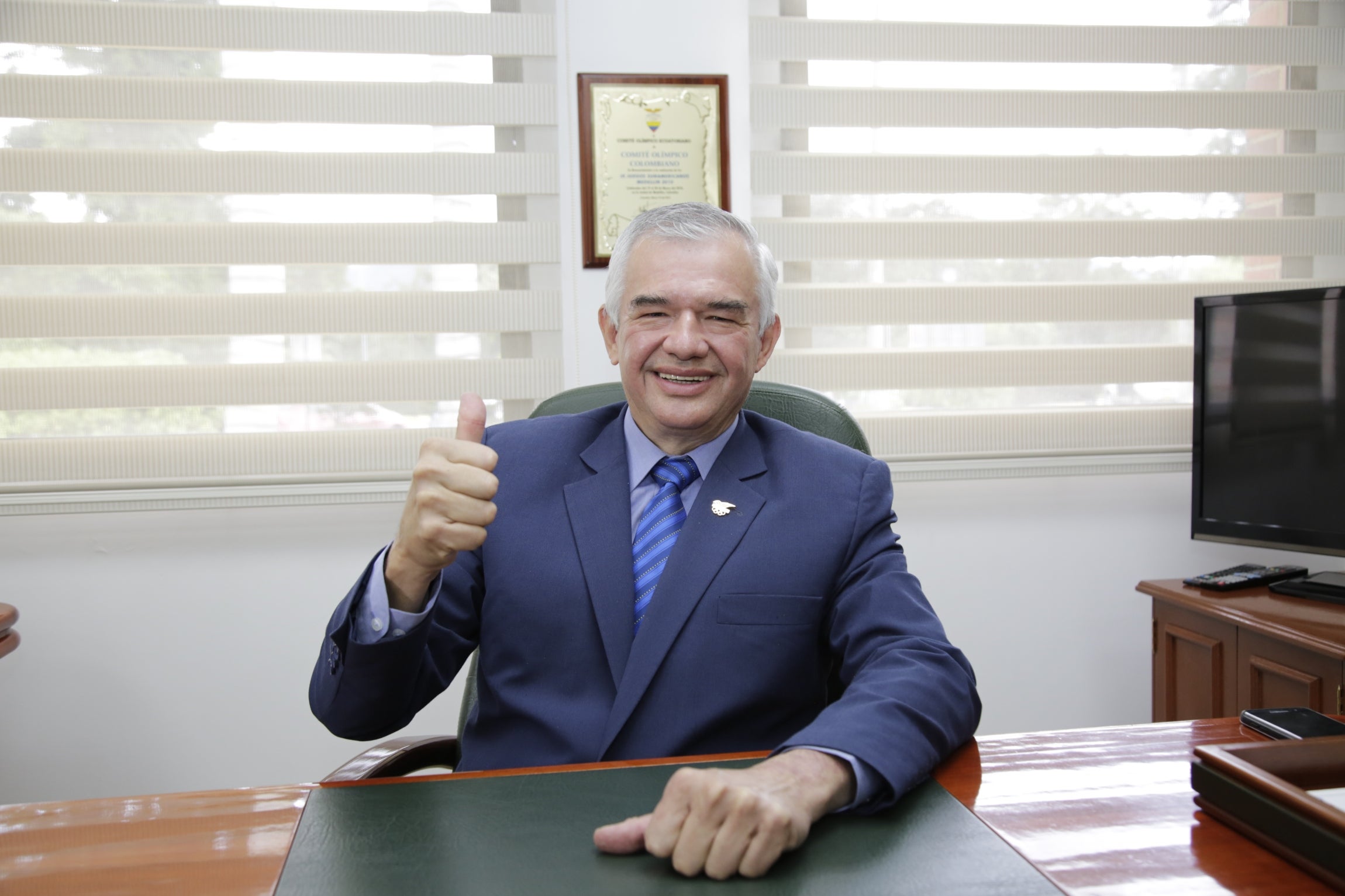 Ciro Solano, presidente del Comité Olímpico Colombiano