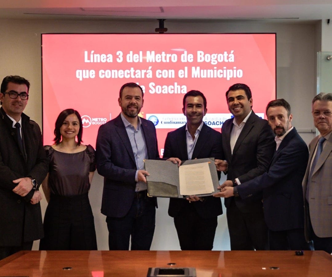Bogotá y Cundinamarca firman convenio para la tercera línea del Metro