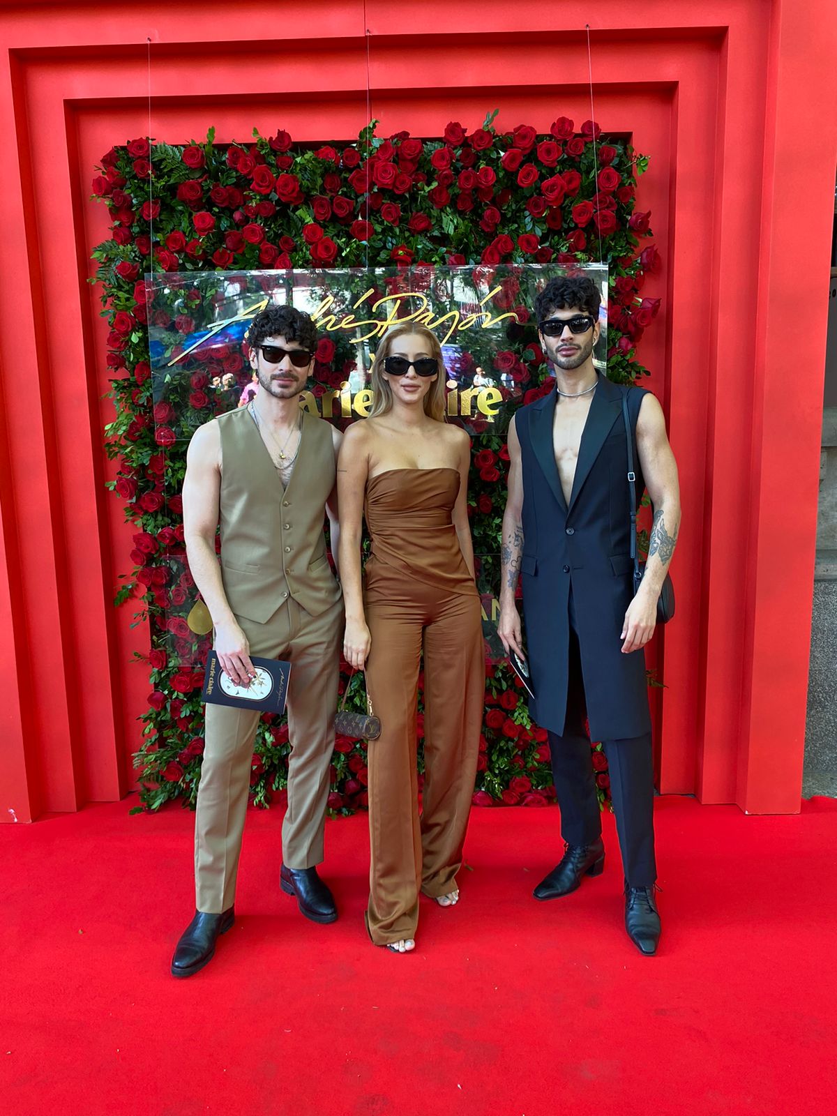 El creador de contenido, René Urrea; la asesora de moda, Celin Giraldo; y el influencer, Felipe Jaramillo.