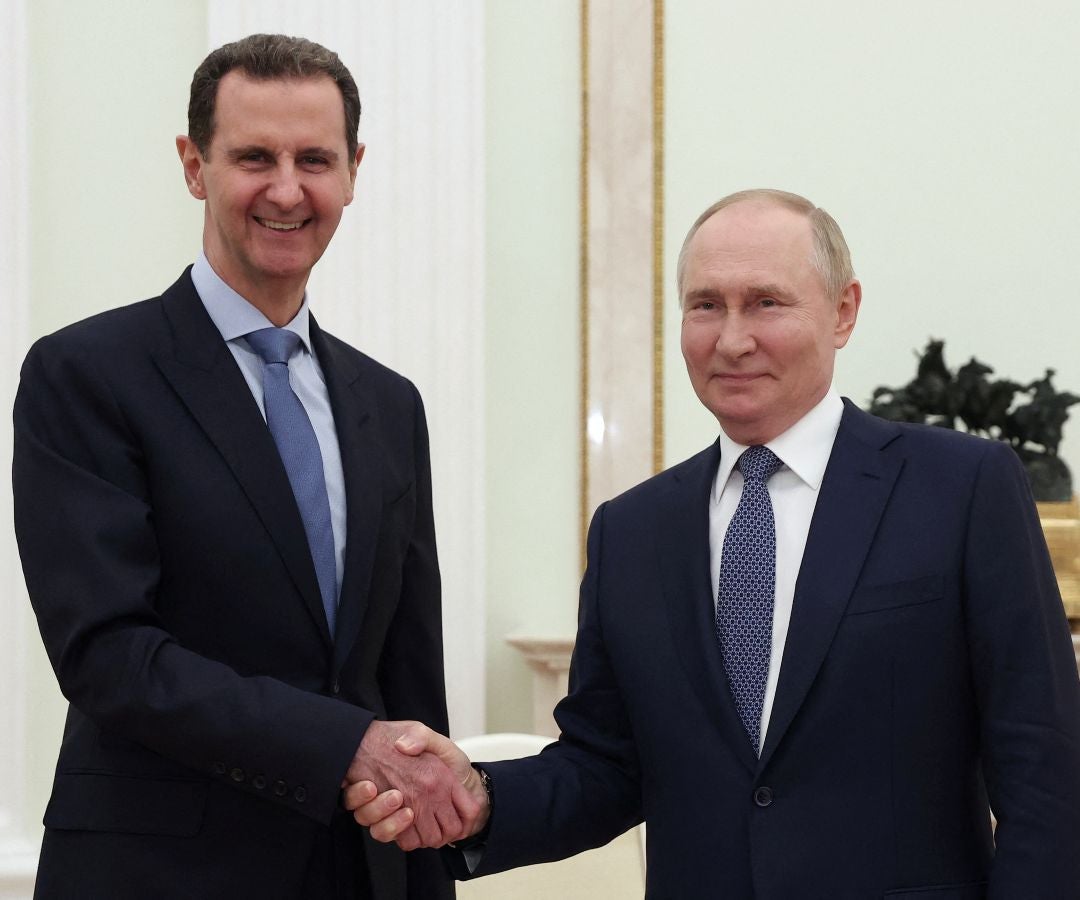 El presidente de Rusia, Vladimir Putin, se reunió con el de Siria, Bashar al-Asad