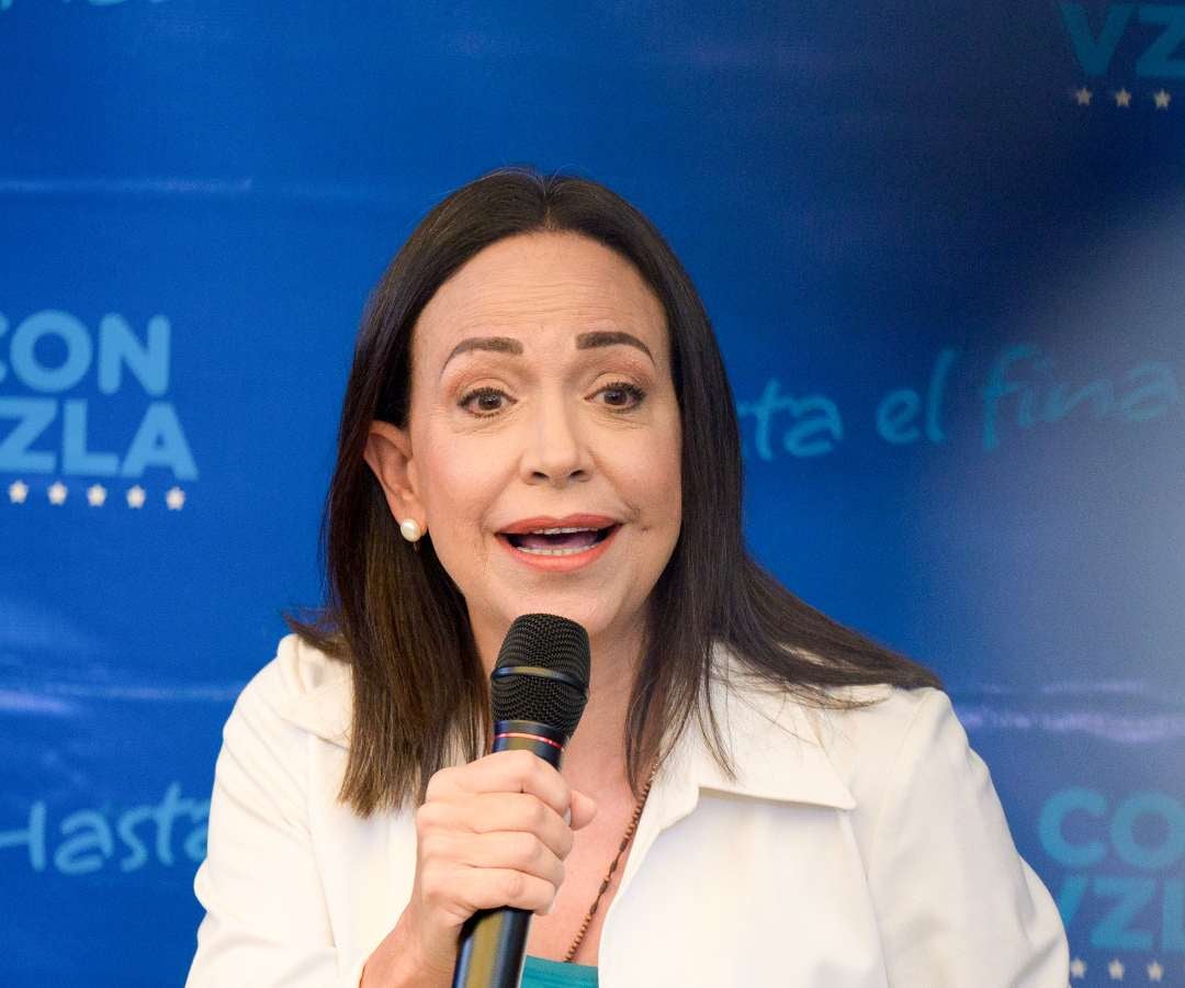 María Corina Machado, líder venezolana opositora al Gobierno de Maduro