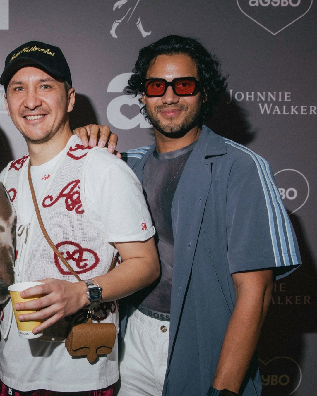 Nelson Moreno, gte. de Johnnie Walker, y Roberto Ledesma, gte. de Eventos y Experiencia de Diageo