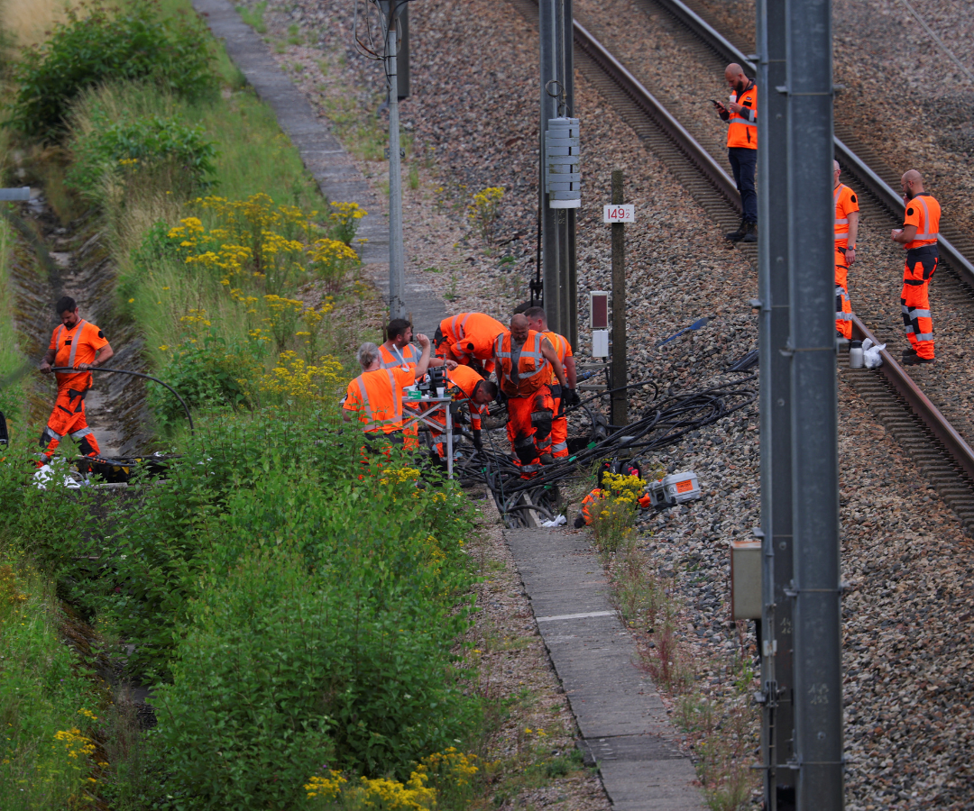 Atacan los ferrocarriles franceses antes de la ceremonia de inauguración de los Juegos Olímpicos de París 2024