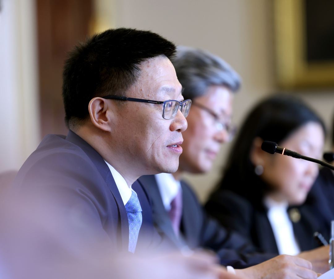 Liao Min, viceministro de Finanzas de China