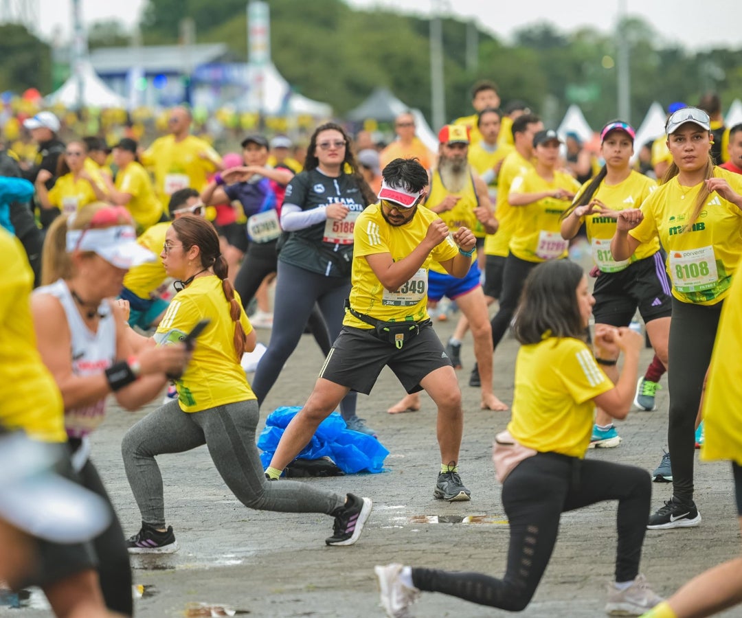 Vista general de la Media Maratón de Bogotá