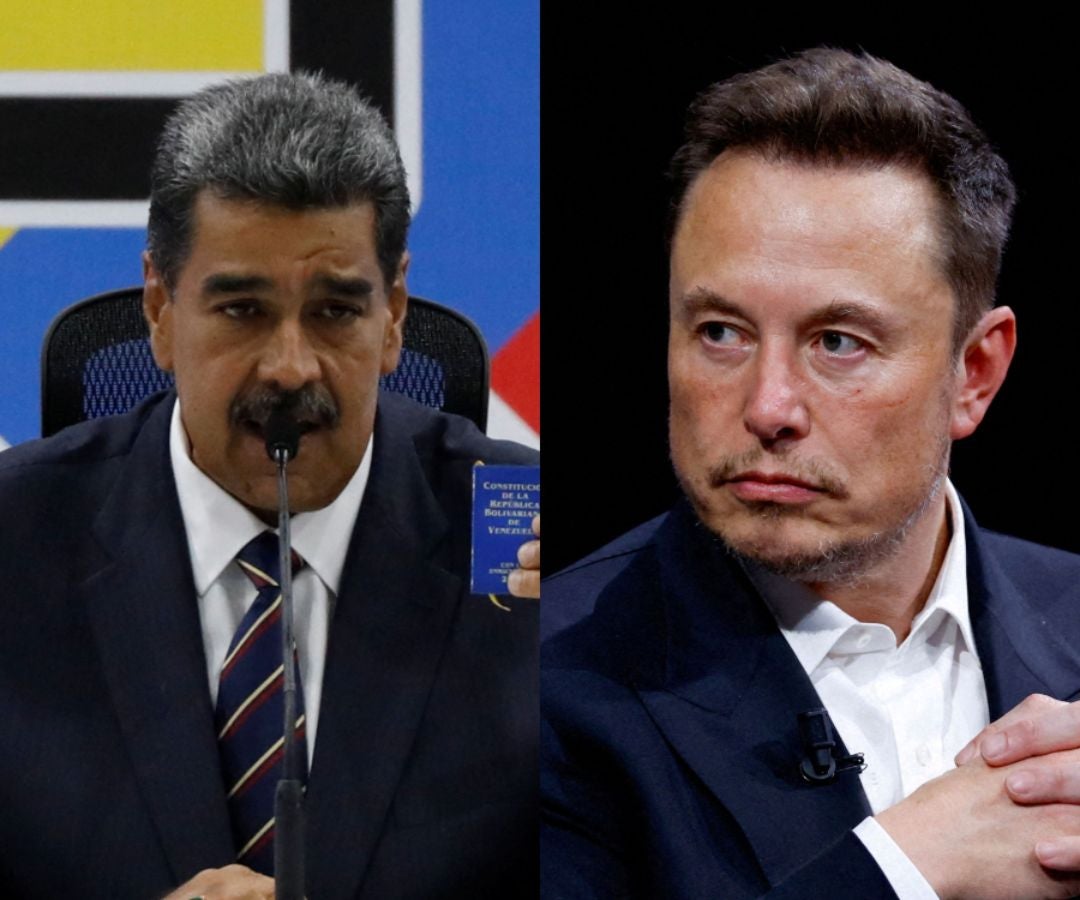 Nicolás Maduro y Elon Musk