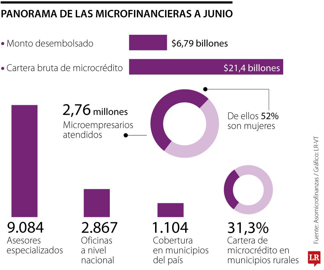 Panorama de las microfinanzas a junio