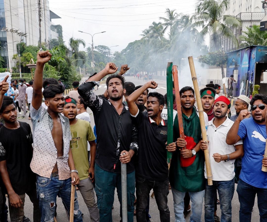 Protestas en Bangladesh