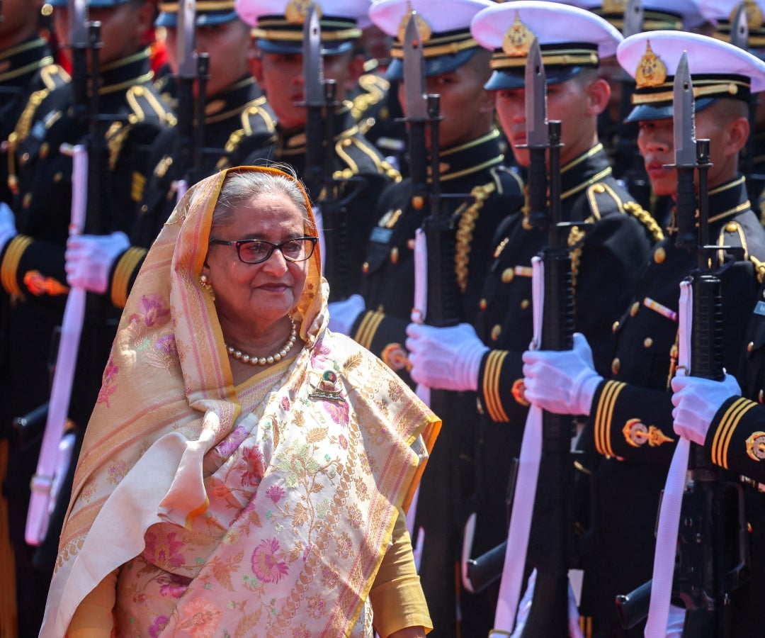 Sheikh Hasina, primera ministra de Bangladesh