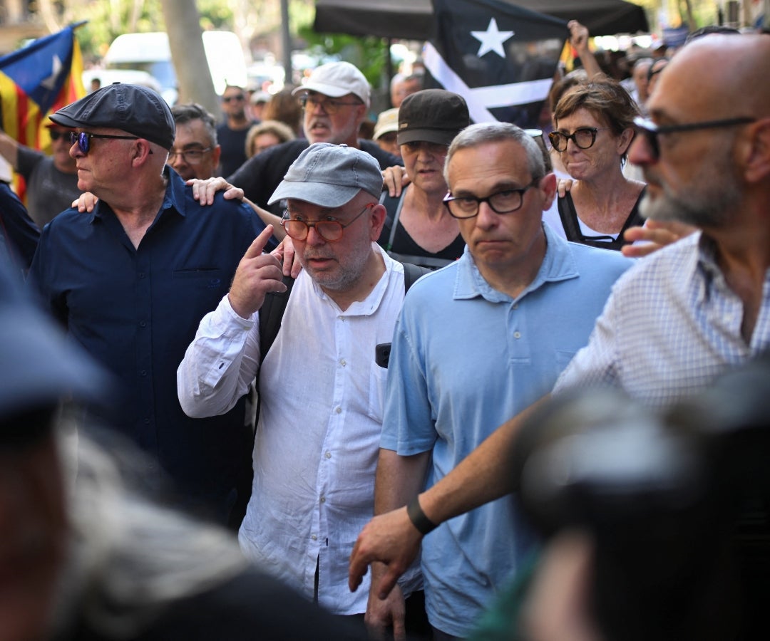 Carles Puigdemont, y su abogado, Gonzalo Boye