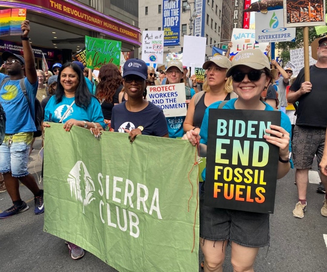 Sierra Club en la Marcha para Acabar con los Fules fósiles