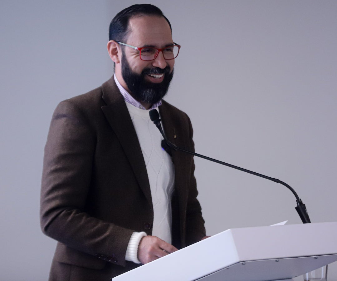 Andrés Camacho hablo en la reunión sobre tarifas de energía