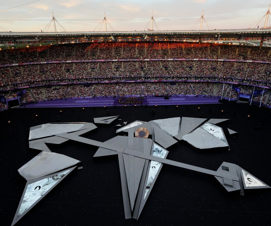 Stade de France dispuesto para la clausura de los JJ.OO.