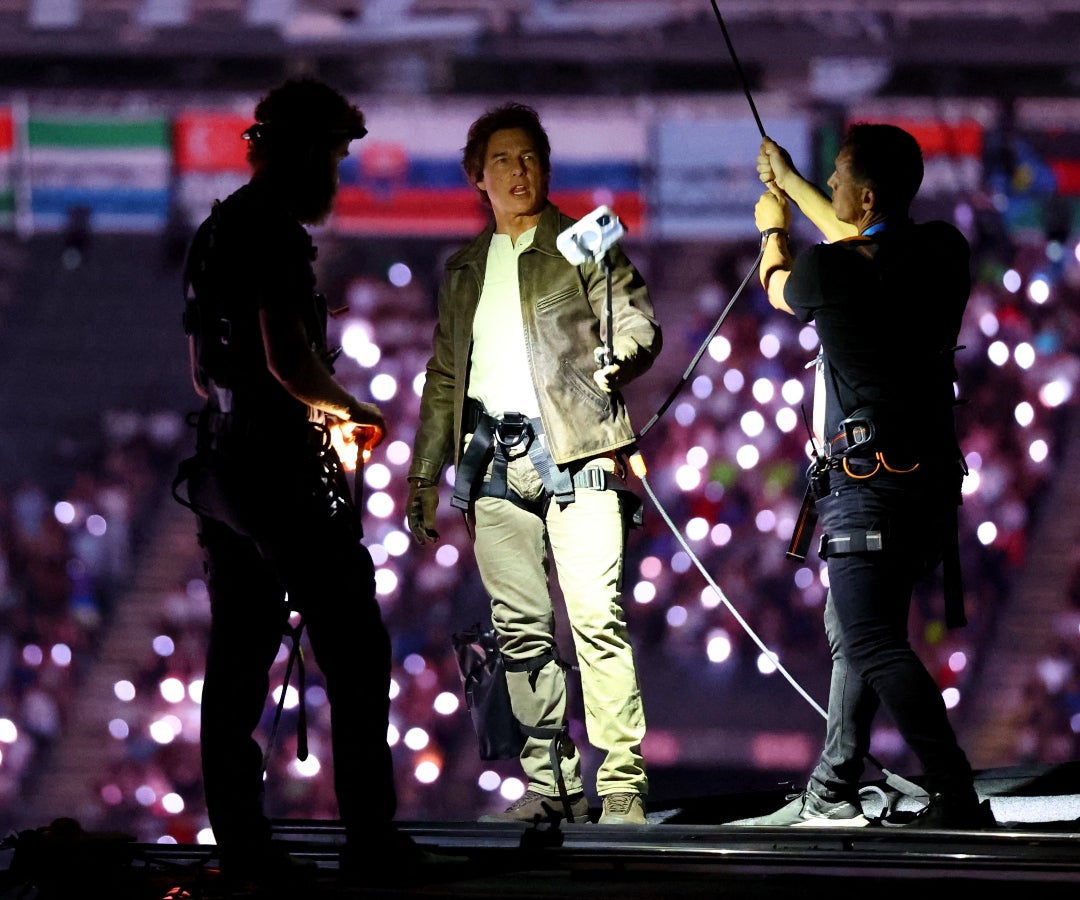 Tom Cruise en el Stade de France