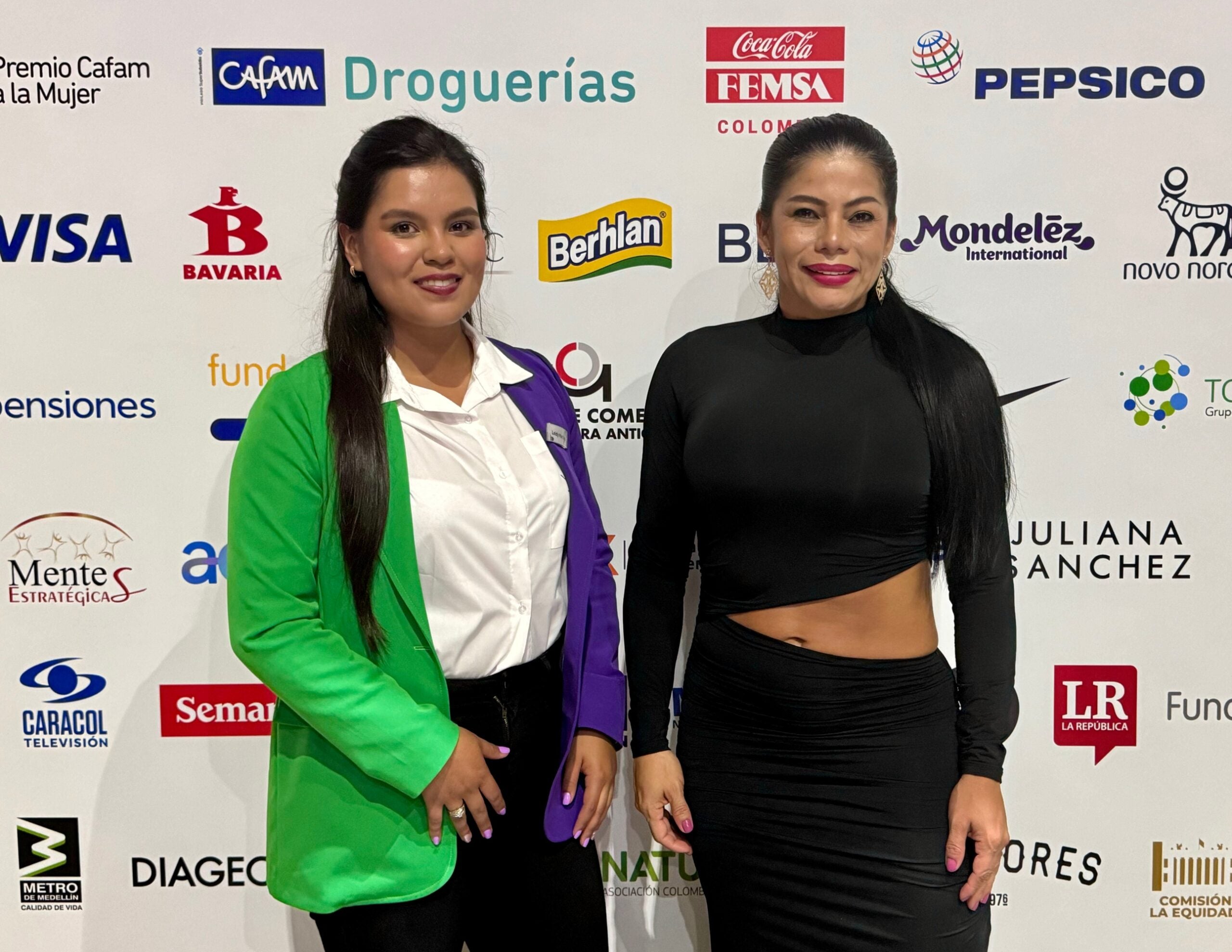 Leidy Martínez, dir. del programa ‘Ella es Astronauta’ de la Fundación She Is, y Johana Cifuentes, directora ejecutiva de Climalab.