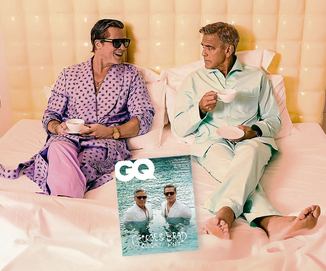 George Clooney y Brad Pitt