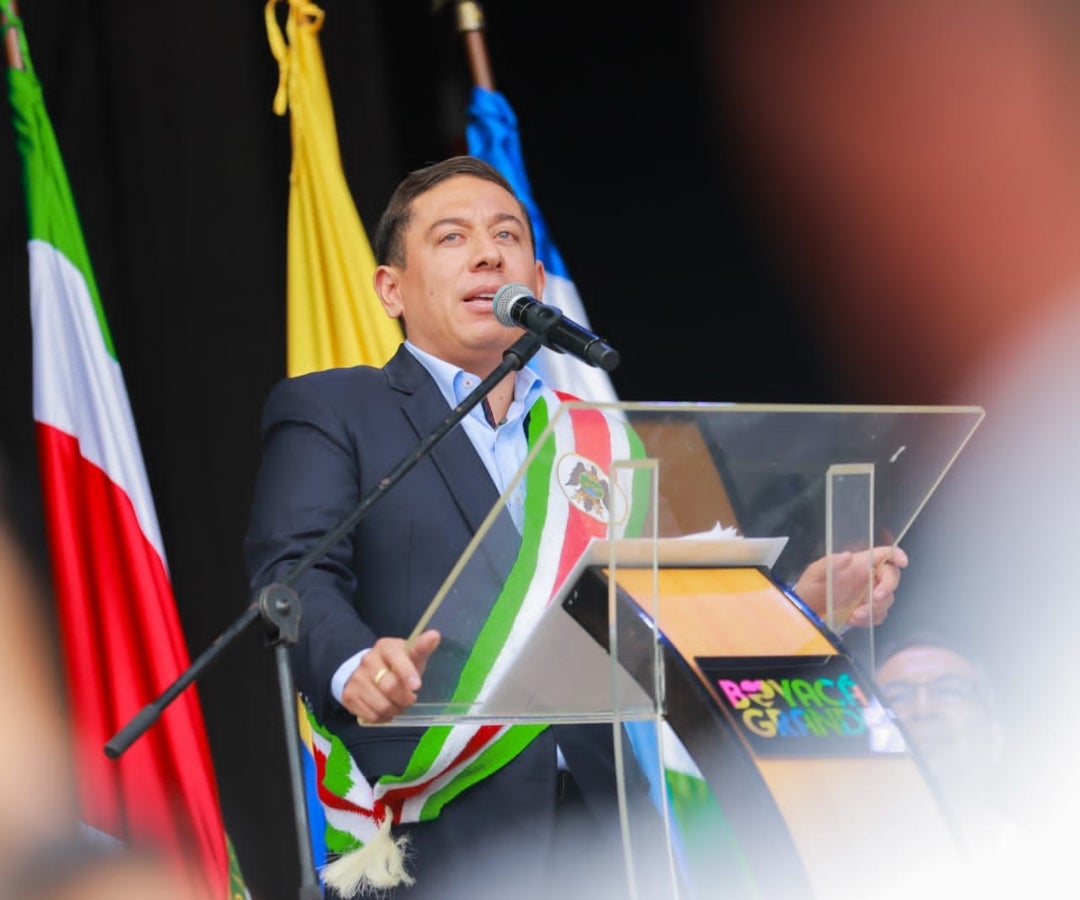 Carlos Amaya, gobernador de Boyacá