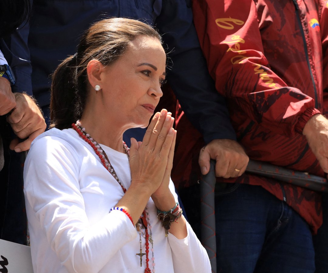 María Corina Machado, líder opositora al régimen de Maduro