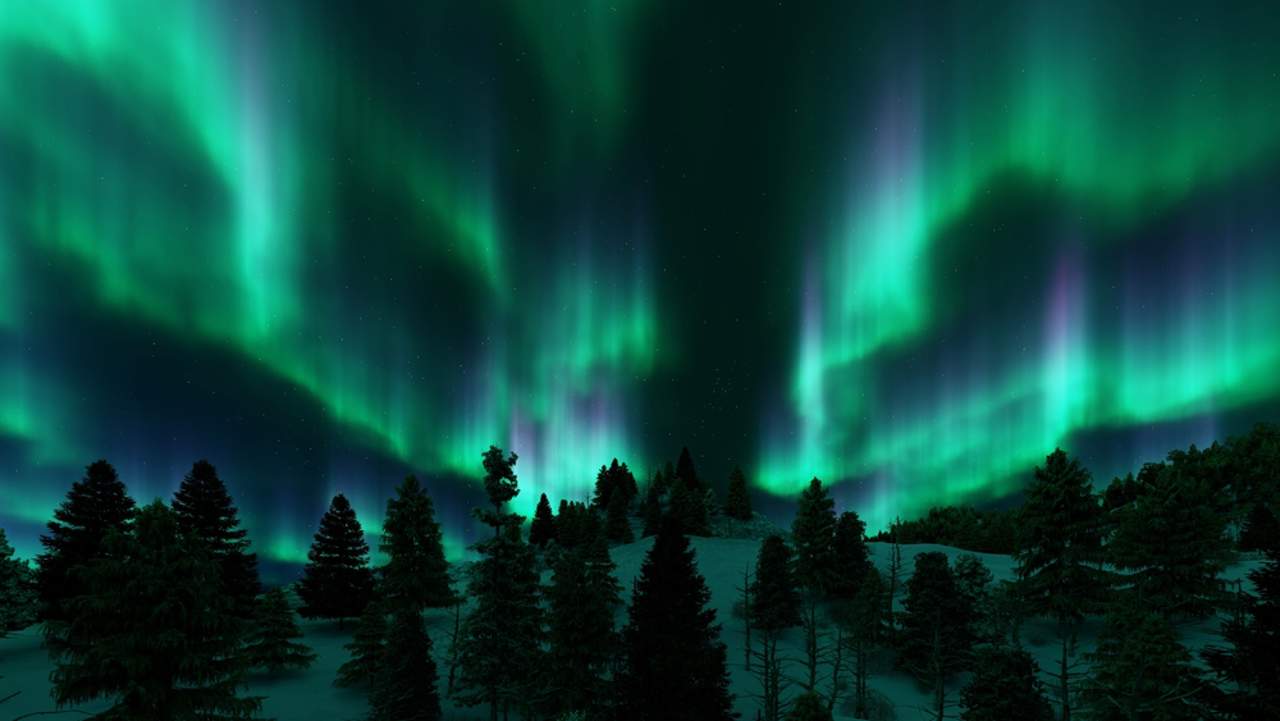 Aurora boreal en Finlandia