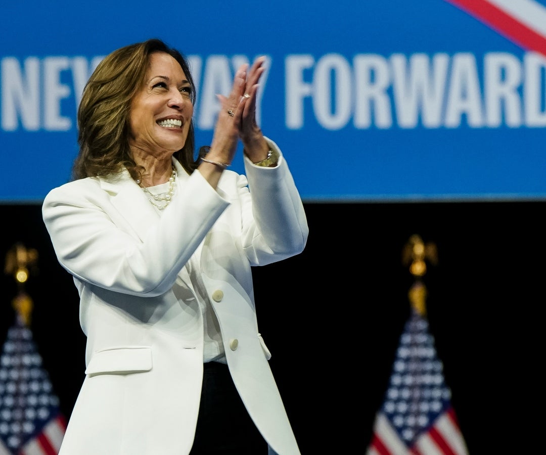 Kamala Harris supera a Donald Trump en los estados clave