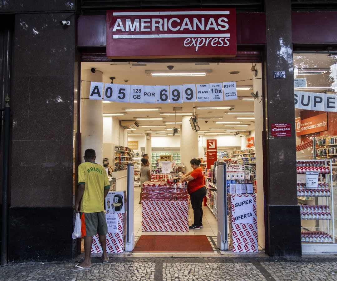 Una tienda de Americanas en Río de Janeiro, Brasil