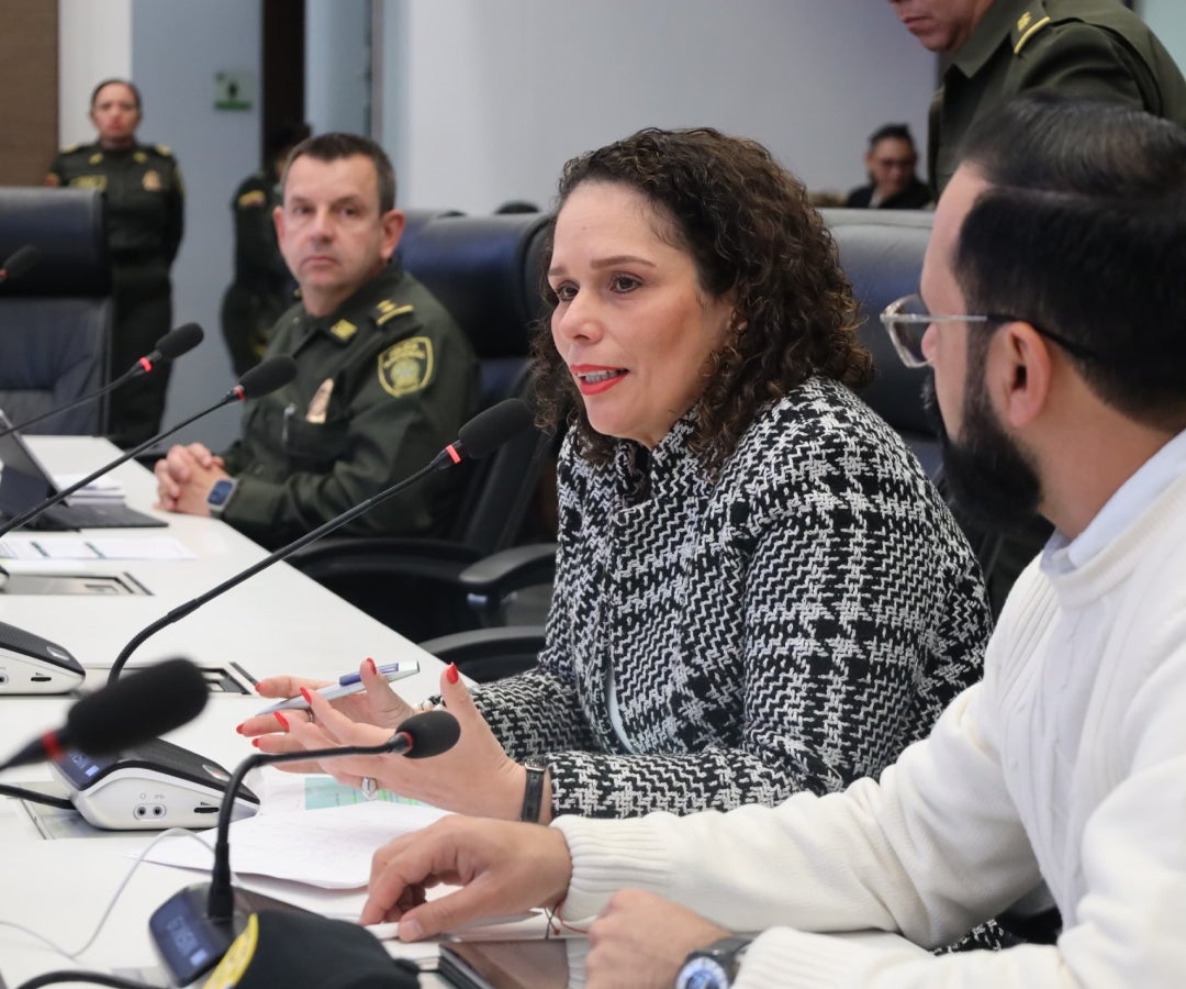 María Constanza García, ministra de Transporte.